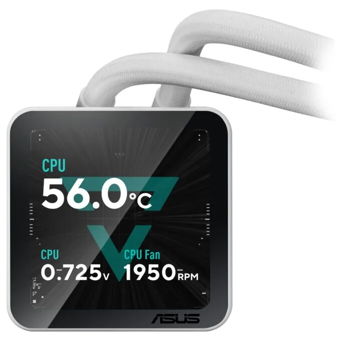 K Asus PRIME SLC II 360 ARGB LCD WHT — image 3