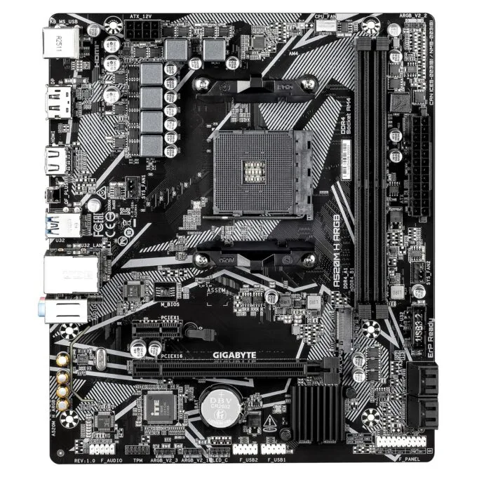 GIGABYTE A520M H ARGB motherboard — image 2