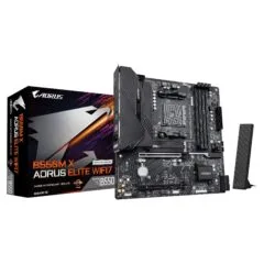 GIGABYTE B550M X AORUS ELITE WIFI7 AM4 4xDDR4 HDMI DP 2xM.2