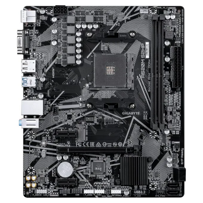 GIGABYTE A520M S2HP AM4 2xDDR4 D-sub HDMI DP M.2 — image 2
