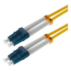 helos LWL OS2 Patchkabel Duplex LSZH 3,0mm LC/LC gelb 10,0m