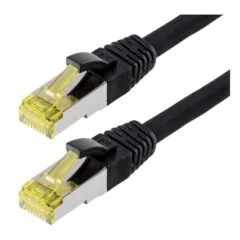 helos Patchkabel Cat.6a GHMT AWG 26/7 schwarz 0,5m