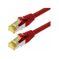 helos Patchkabel Cat.6a GHMT AWG 26/7 rot 0,5m