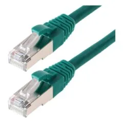 helos Cat.5e Patchkabel SF/UTP AWG 26 grn 3,0 m