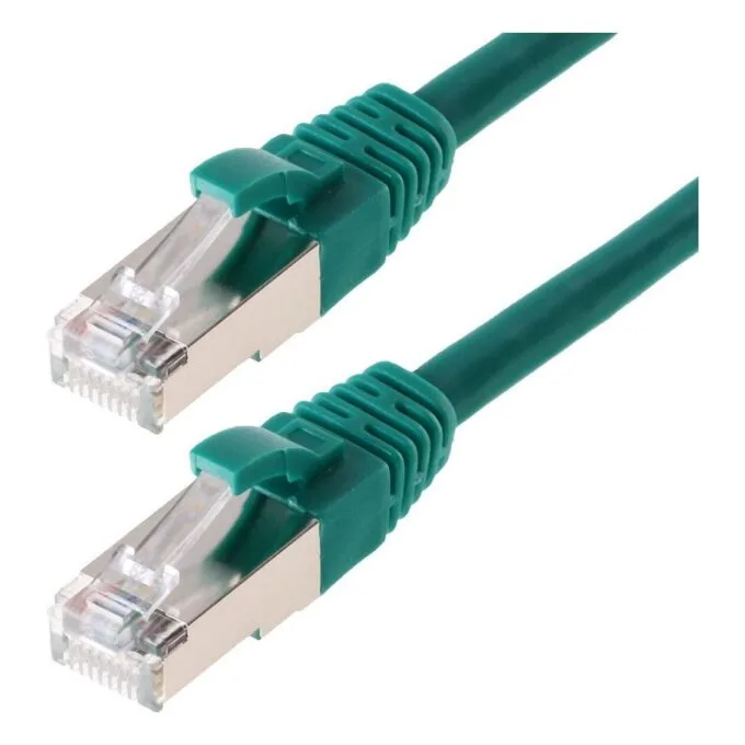 helos Cat.5e Patchkabel SF/UTP AWG 26 grn 3,0 m — image 1