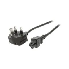 EFB Netzleitung UK BS1363A-C5 180°,schwarz,1.8m,3x0.75mm