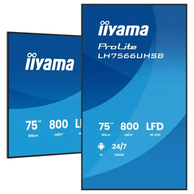 iiyama LH7566UHSB-B1AG Signage Display — image 4