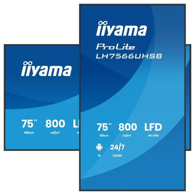 iiyama LH7566UHSB-B1AG Signage Display — image 5
