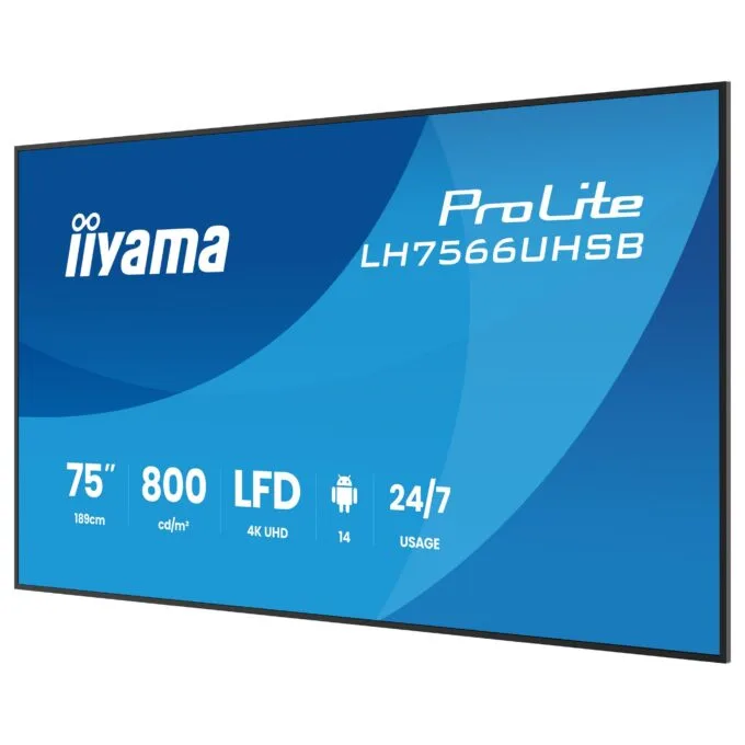 iiyama LH7566UHSB-B1AG Signage Display — image 6