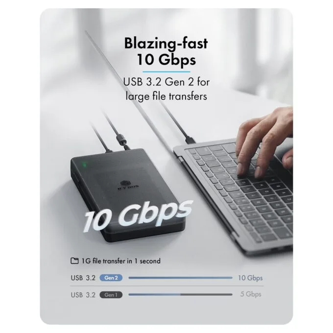 ICY Box Docking und Klon Station -> für M.2 NVMe SSD und 2,5/3,5 SATA SSD/HDD — image 5