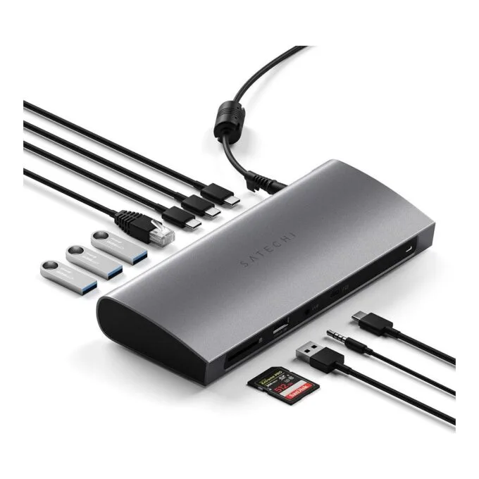 Satechi Thunderbolt 4 Dock, Space Grau, ST-UCT4DM — image 4