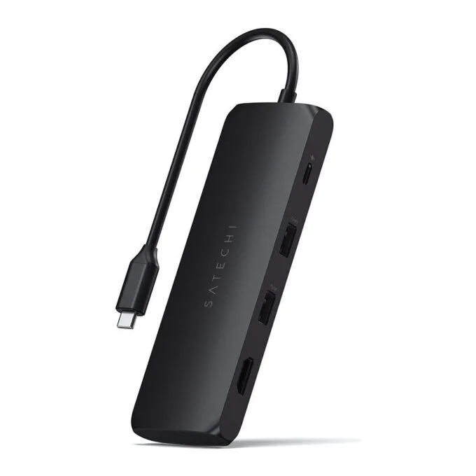 Satechi USB-C Multiport Adapter mit SSD Gehäuse, Schwarz, ST-UCHSEK — image 3