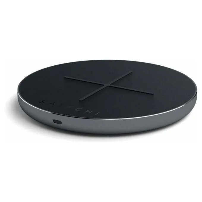 Aluminum PD & QC Wireless Charger space gray — image 1