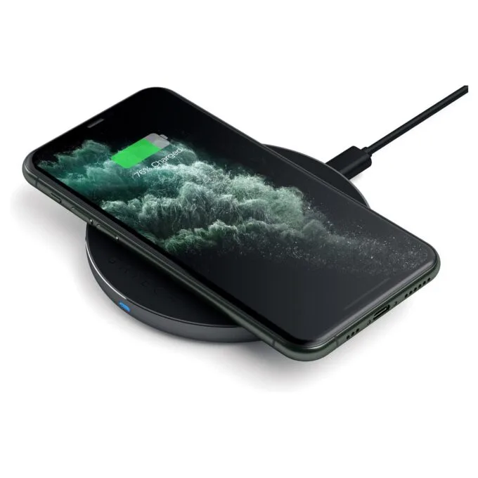 Aluminum PD & QC Wireless Charger space gray — image 2