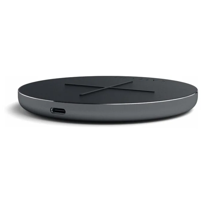 Aluminum PD & QC Wireless Charger space gray — image 3