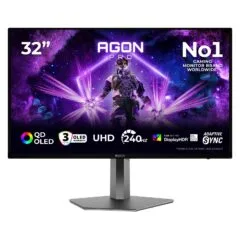 80 cm (31.5") 3840 x 2160 Pixel AOC AG326UZD2 16:9 4K Ultra HD OLED 0,03 ms 240 Hz HDR DisplayPort HDMI USB-Hub Pivot Height VESA Speaker