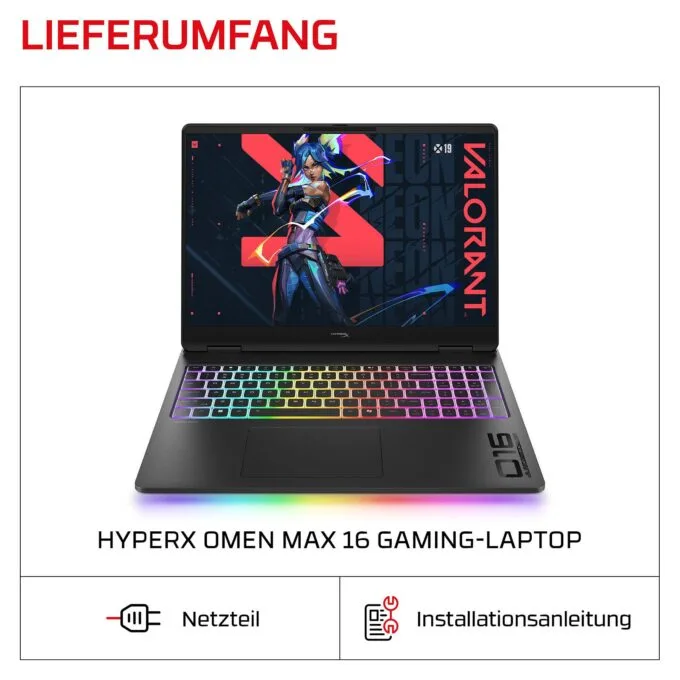 HP HyperX OMEN 16-ah1470ng CU7 270HX Plus/32GB/1TBSSD/RTX5070Ti/W11 Home — image 5