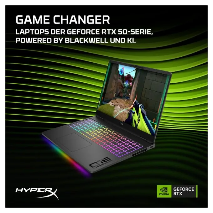 HP HyperX OMEN 16-ah1470ng CU7 270HX Plus/32GB/1TBSSD/RTX5070Ti/W11 Home — image 8