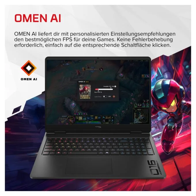 HP HyperX OMEN 16-ap1495ng RYZ9 8940HX/24GB/1TBSSD/RTX5060/W11 Home — image 14