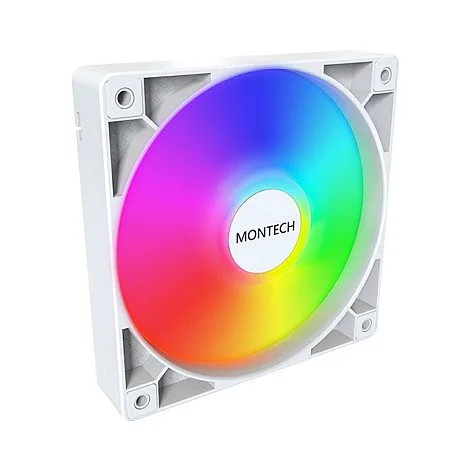 Montech GF120 PWM ARGB Lüfter - 120mm, weiß — image 1
