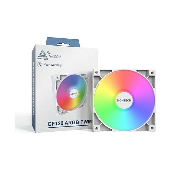 Montech GF120 PWM ARGB Lüfter - 120mm, weiß — image 3