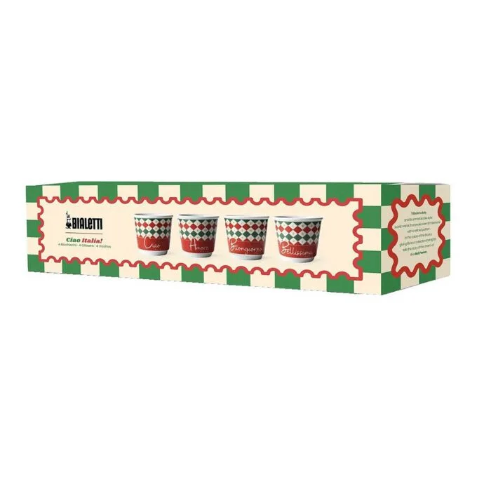 Set 4 Biccherini Tricolore — image 2