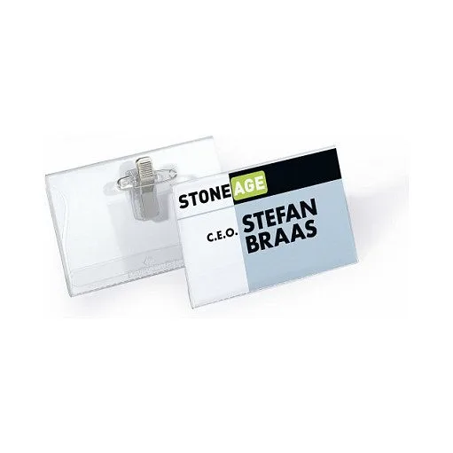 Namensschilder transparent 9 cm x 5.4 cm — image 3