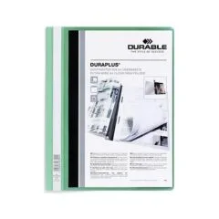 Präsentationshefter DURAPLUS für DIN A4 überbreit grün