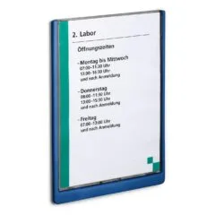 Türschild 21,0 x 29,7 cm dunkelblau