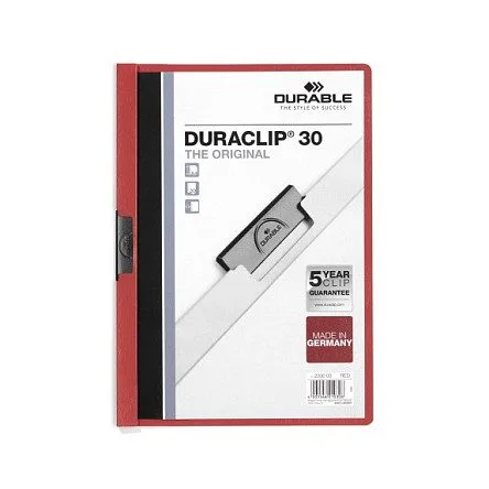 Klemm-Mappe Duraclip Original 30 rot — image 1