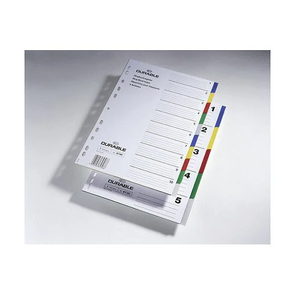 Ordnerregister PP blanko/2x5fbg f 10 Blatt — image 2