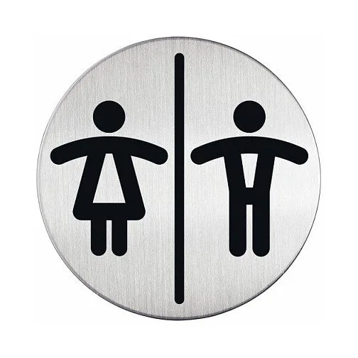 Piktogramm WC Damen/Herren 8.3 cm — image 1