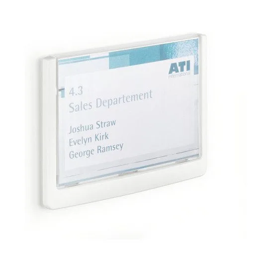 Türschild 14,9 x 10,55 cm weiß — image 1