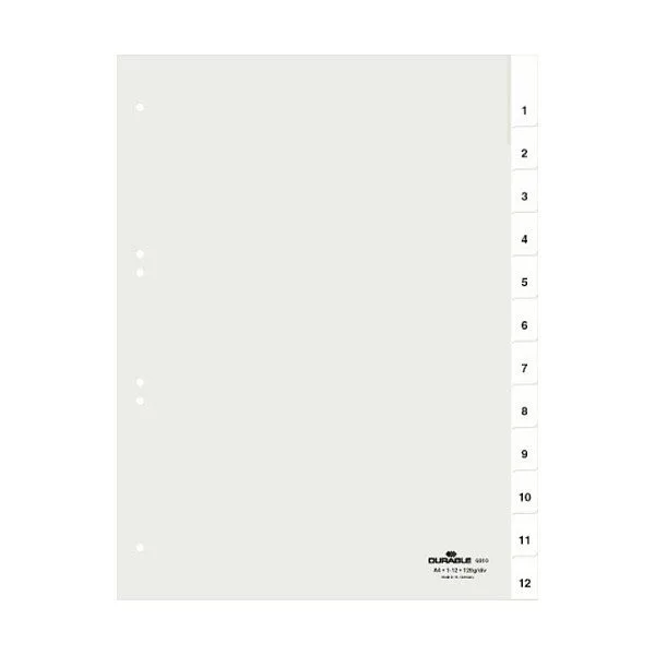 Ordnerregister Vollformat 1-12/Jan.-Dez. DIN A4 — image 1