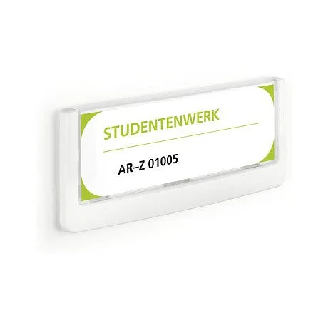 Türschild 14,9 x 5,25 cm weiß — image 3
