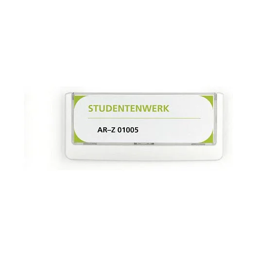 Türschild 14,9 x 5,25 cm weiß — image 4