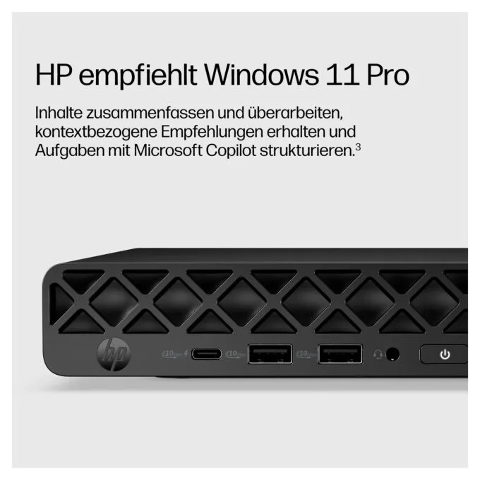 HP EliteDesk 8 Mini G2a RYZ AI 5 435/16GB/512SSD/W11 Pro 1J Gar (DE) — image 10