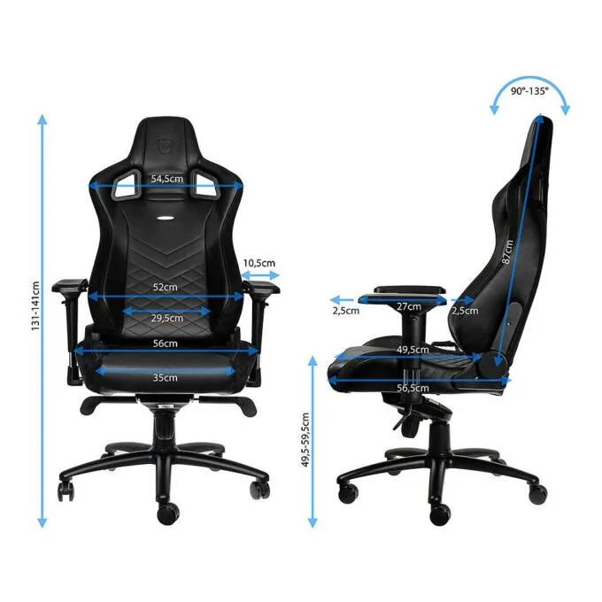 noblechairs EPIC Gaming Stuhl - schwarz — image 6