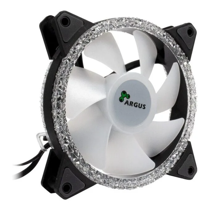 Inter-Tech Lüfter 120*120*25 ARGUS RS-071 RGB,Kristall-Effek retail — image 2