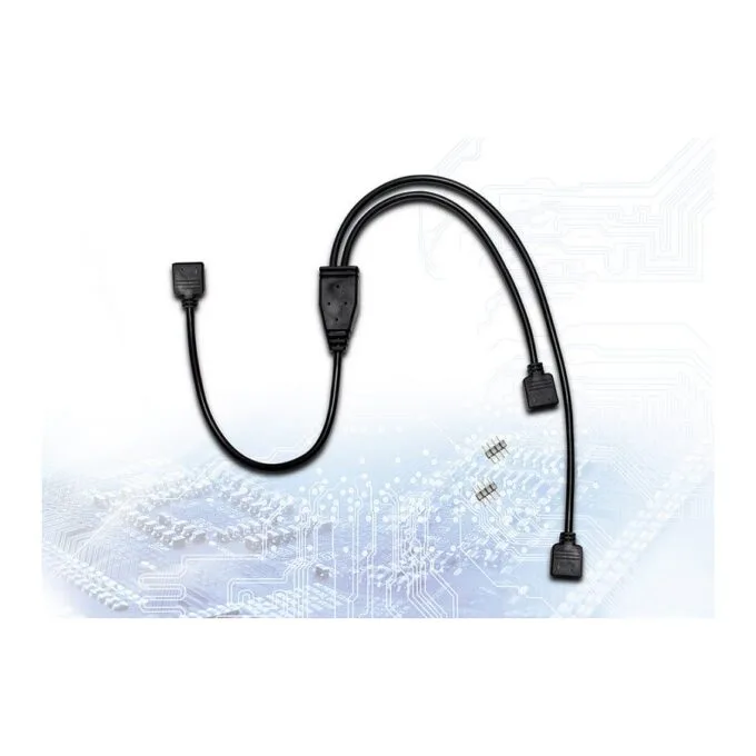 Inter-Tech Kabel RGB Verteiler, 2-fach — image 1