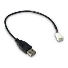 Inter-Tech Adapter USB AM auf 3Pin Buchse, 30 cm