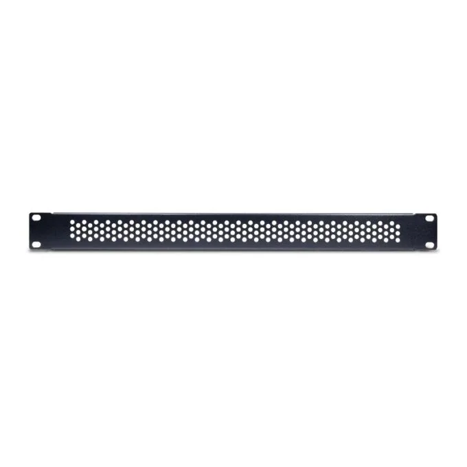 Inter-Tech IPC 19" Lochblende 1HE, 45x482x11mm, RAL 9005 — image 1