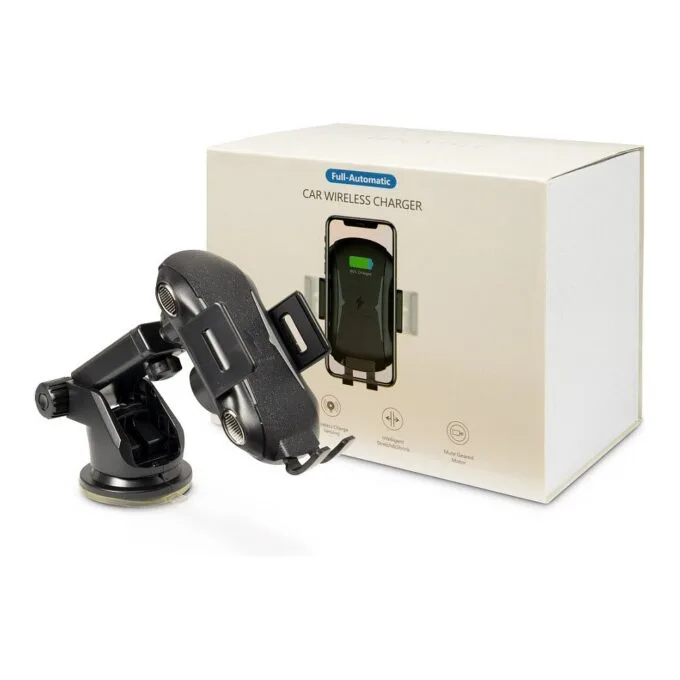 Kfz-Schnellladegerät MTH-100-10W Qi Wireless,schw — image 1