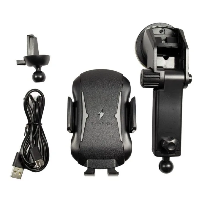 Kfz-Schnellladegerät MTH-100-10W Qi Wireless,schw — image 3