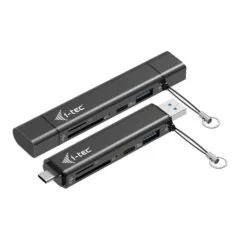 I-TEC USB-C / USB-A Dongle SD TF and 2x USB 1x USB-A 1x USB-C