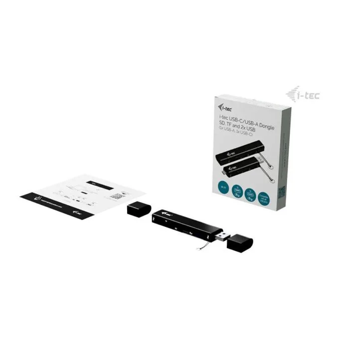 I-TEC USB-C / USB-A Dongle SD TF and 2x USB 1x USB-A 1x USB-C — image 4