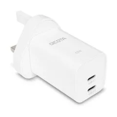 N Dicota 2-port GaN Wall Charger (65W) UK white