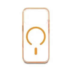 Schutzhülle für iPhone 17 Pro kompatibel mit MagSafe transparent-orange