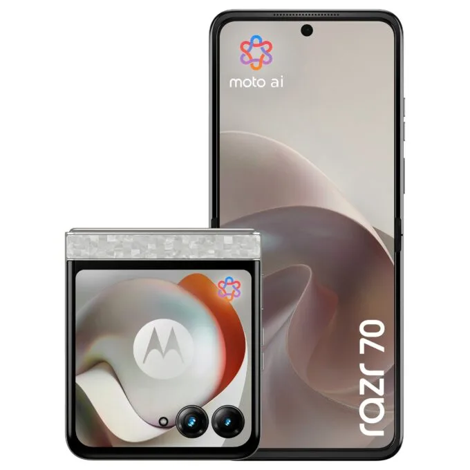 TEL Motorola Razr 70 5G 8RAM 256GB bright white — image 2
