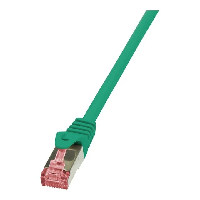 Patch Cable Cat.6 S/FTP green 0,25m, PrimeLine — image 1
